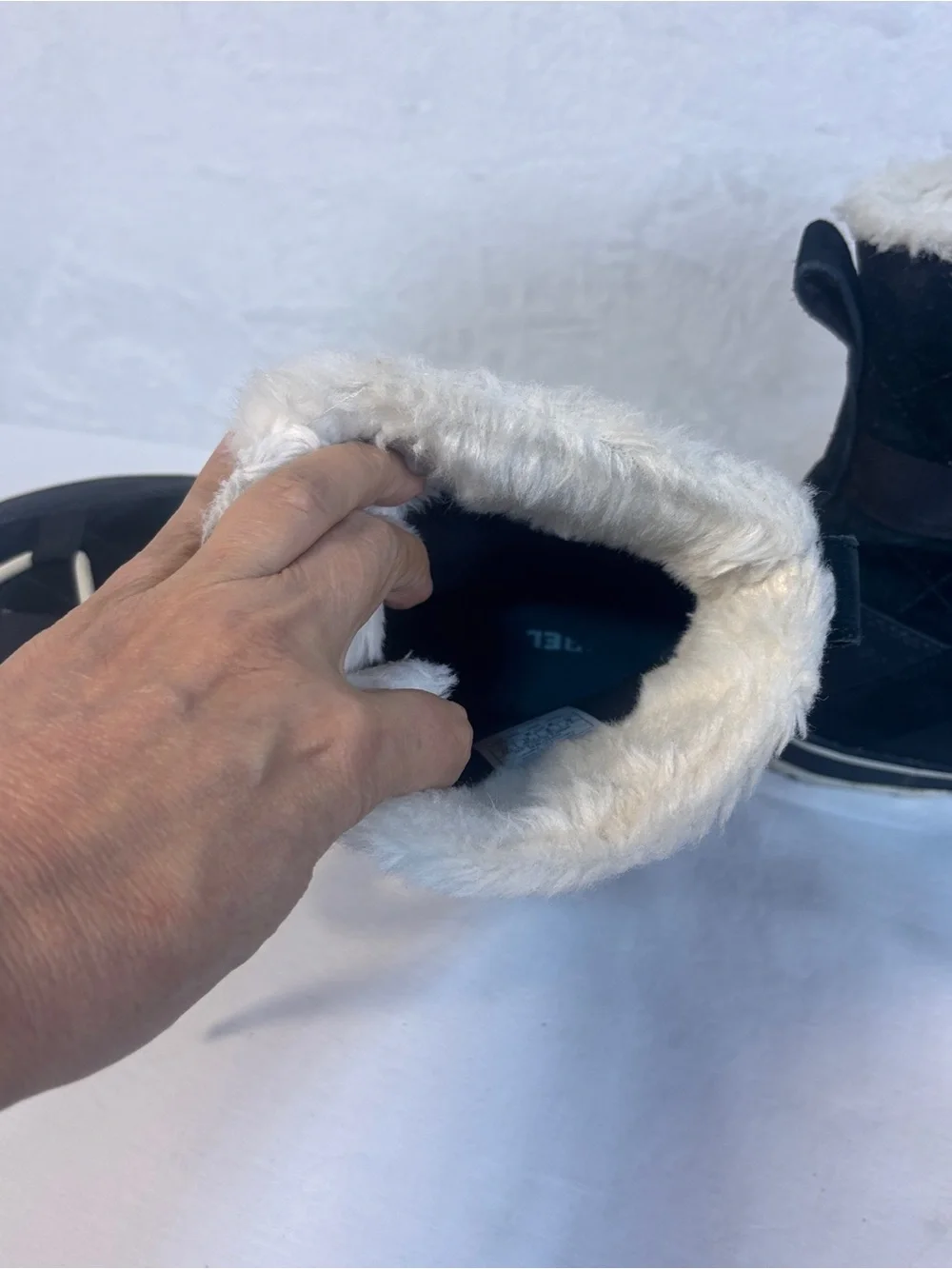 Sorel Glacy Explorer Shortie Black Winter Snow Boots Waterproof Sz 10